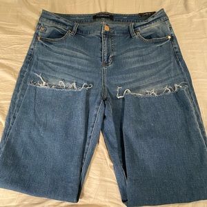 NWT Liverpool Los Angeles Crop Straight Jeans size 14